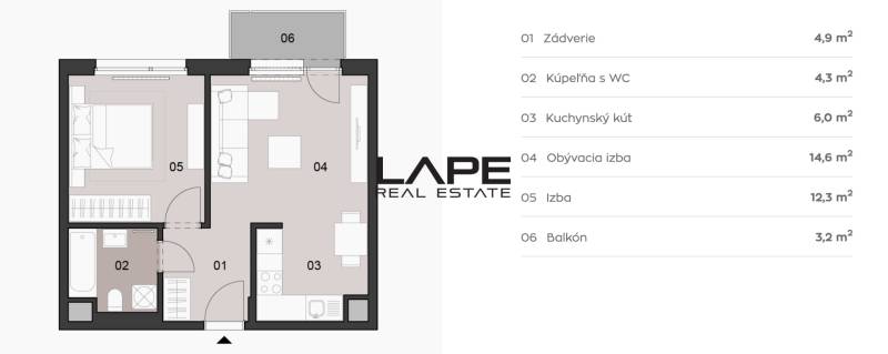 One bedroom apartment, Ivanská cesta, Sale, Bratislava - Ružinov, Slov